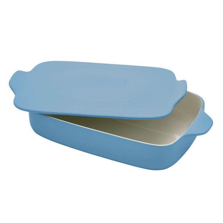 4.5 quart Blue Velvet Baking Dish &amp; Lid