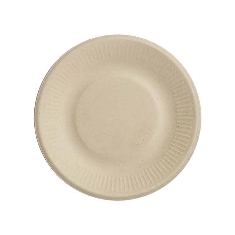 6" Ripple Compostable Plates, set of 50