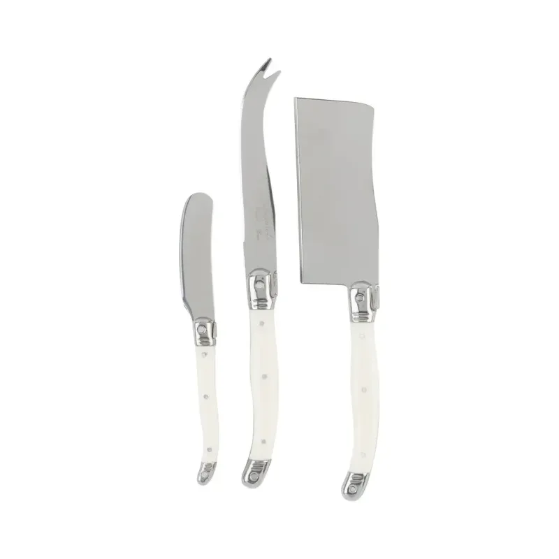 Laguiole Ivory Cheese Knives, set of 3