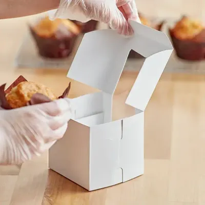 4x4x4" Individual Cupcake Box