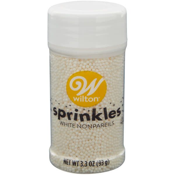 3.3oz White Non-Pareils