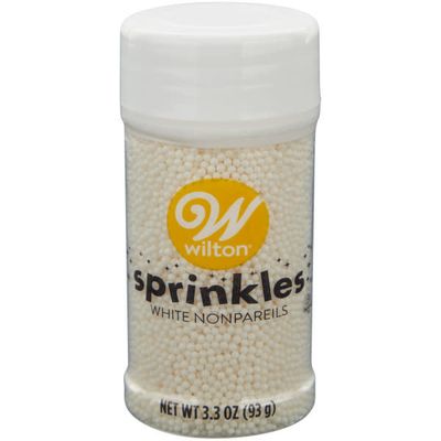 3.3oz White Non-Pareils