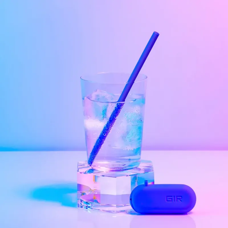 Get it Right Silicone Straws &amp; Brush, set of 2