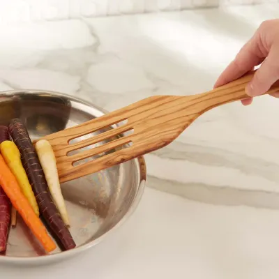 Slotted Olive Wood Spurtle