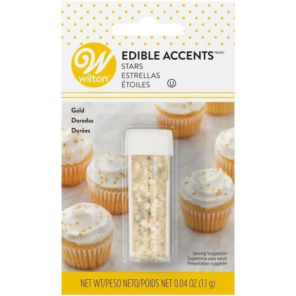 Gold Stars Edible Glitter