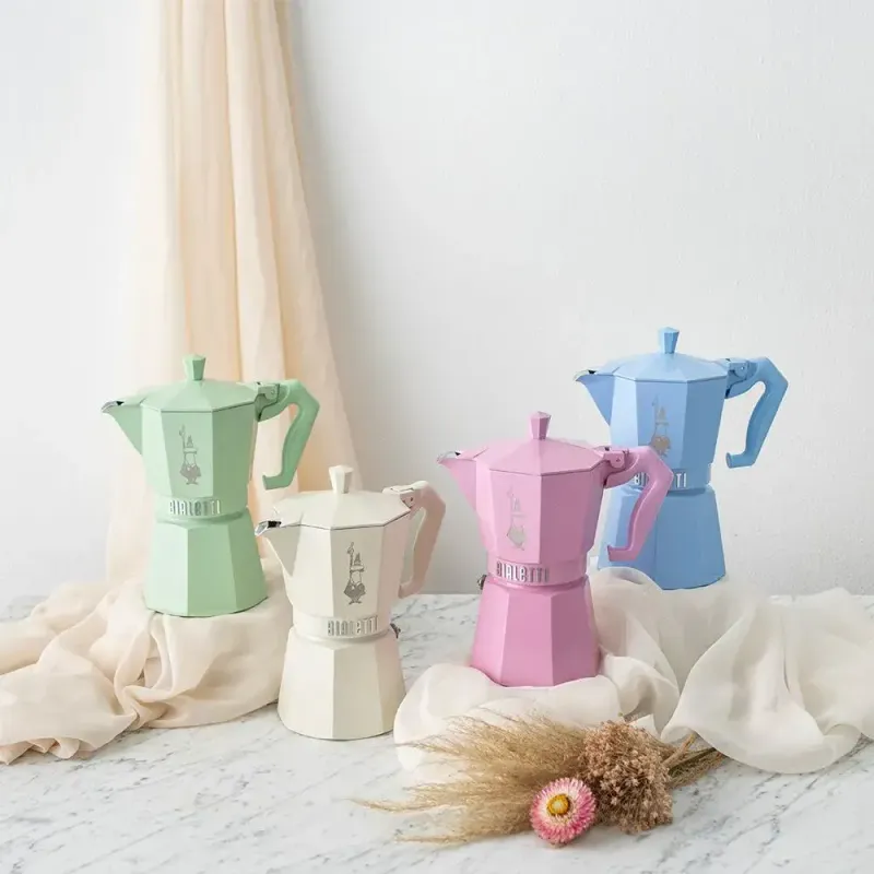 Bialetti Moka 3 cup Mint Green Espresso Maker