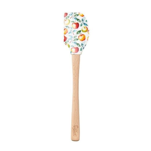 Apple Silicone Spatula with Wood Handle