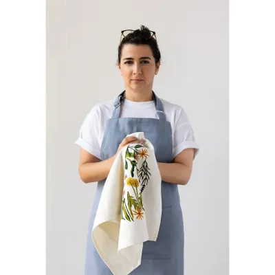 Slate Blue Apron