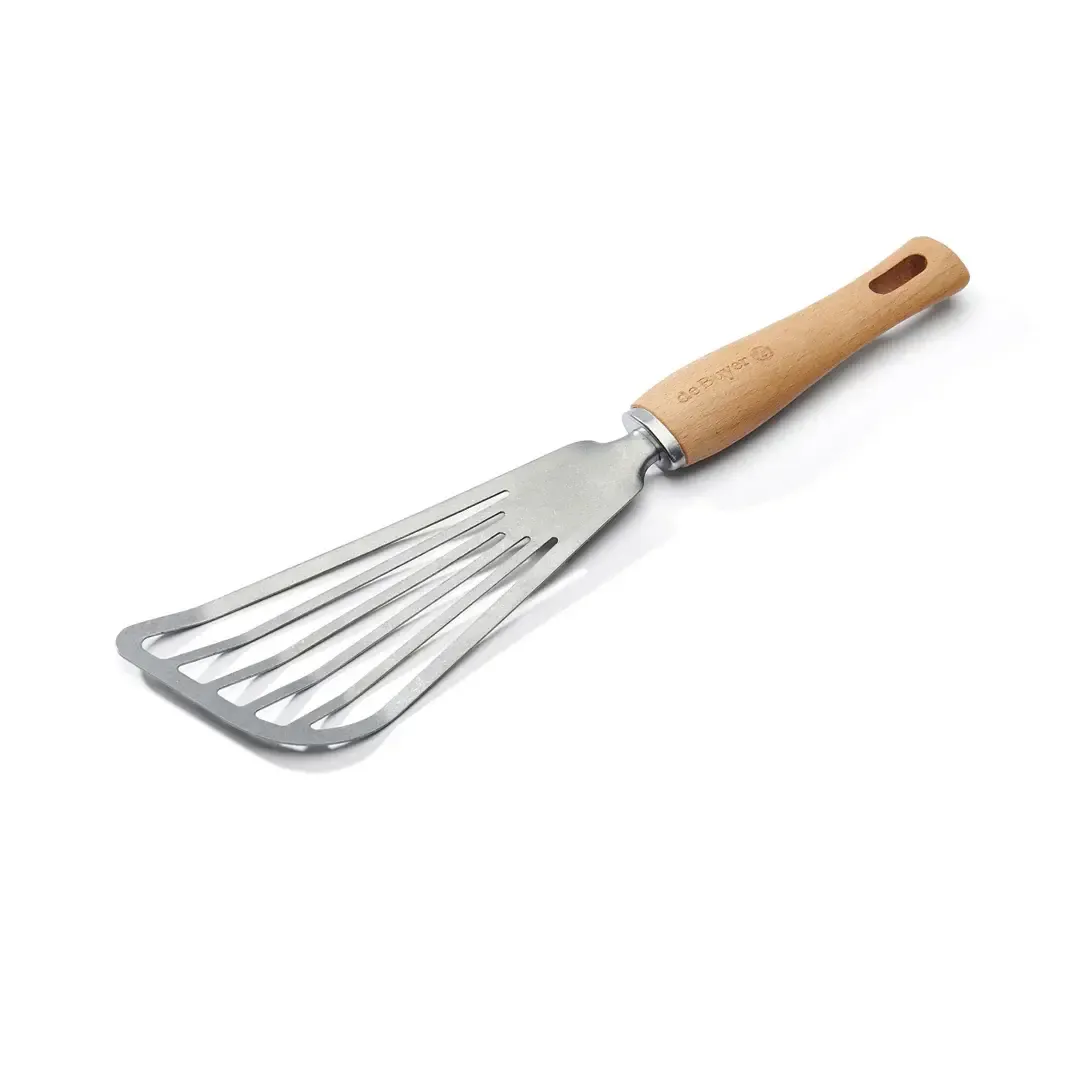 Vintage Wood Handle Fish Spatula