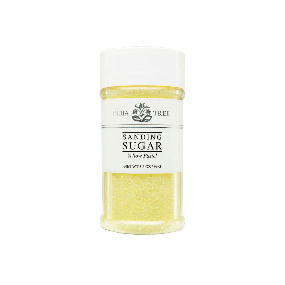 3.5 oz Pastel Yellow Sanding Sugar