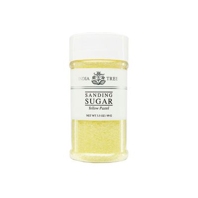 3.5 oz Pastel Yellow Sanding Sugar