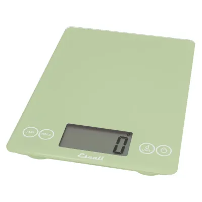 Escali Classic Green Glass Digital Scale