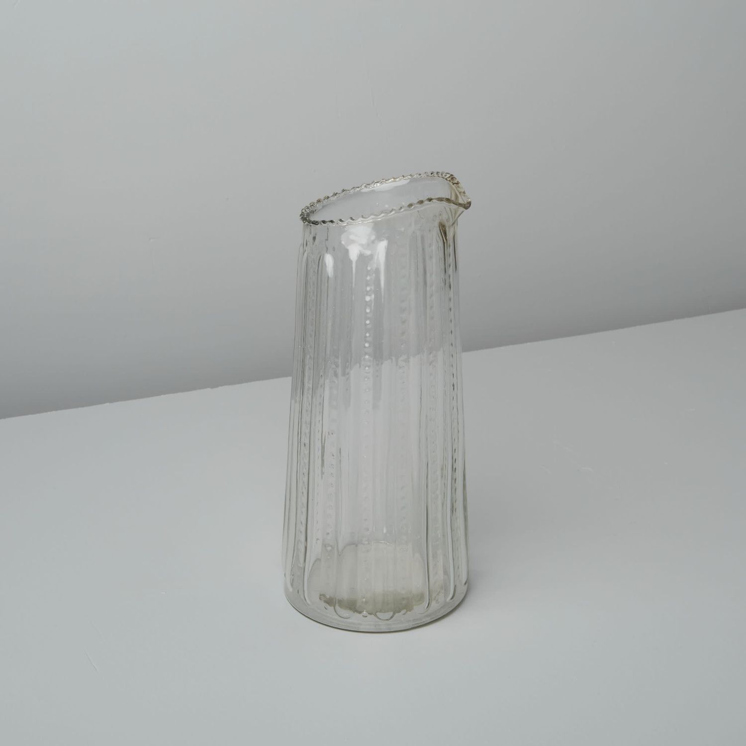 40oz Ruffle Glass Pitcher