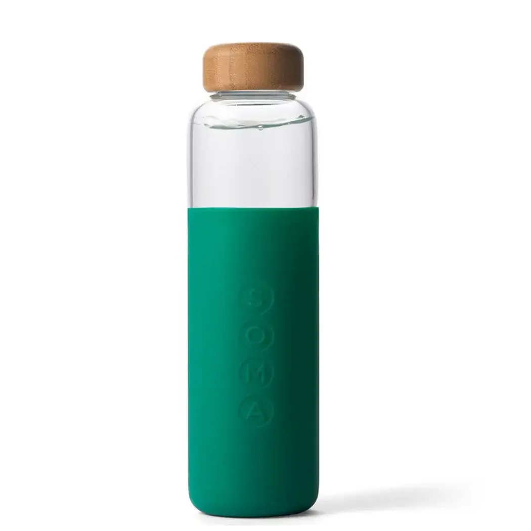 17oz Emerald Green Soma Glass Water Bottle