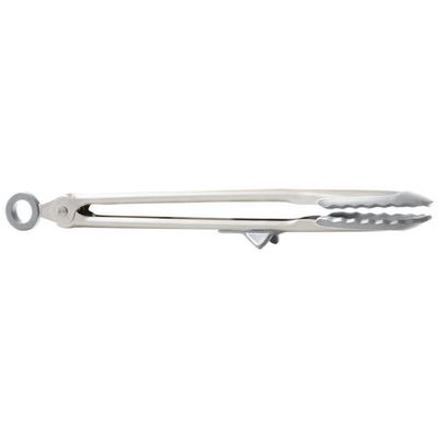 13" Oyster Gray Silicone Tongs