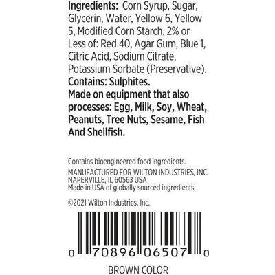 Wilton 1oz Brown Gel Food Color