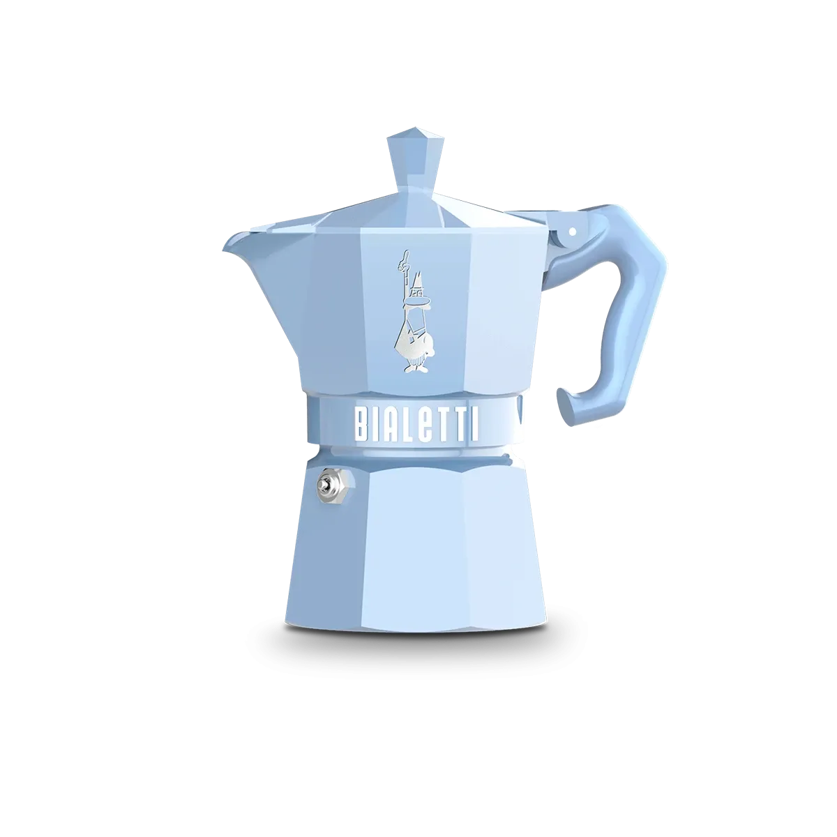 Bialetti Moka 3 cup Light Blue Espresso Maker