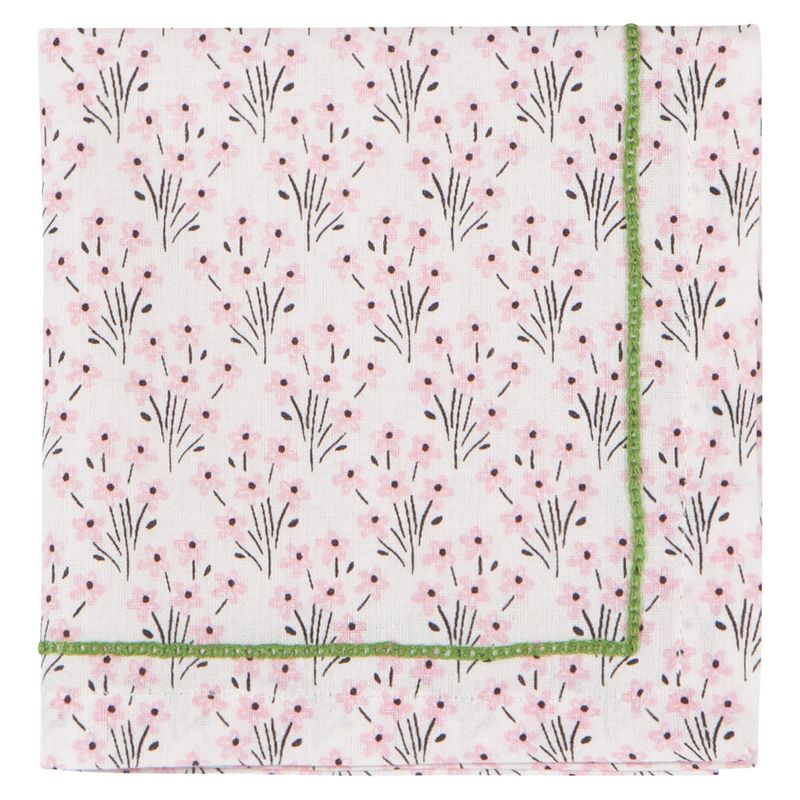Bouquet Cotton Cloth Cocktail Napkins set of 4