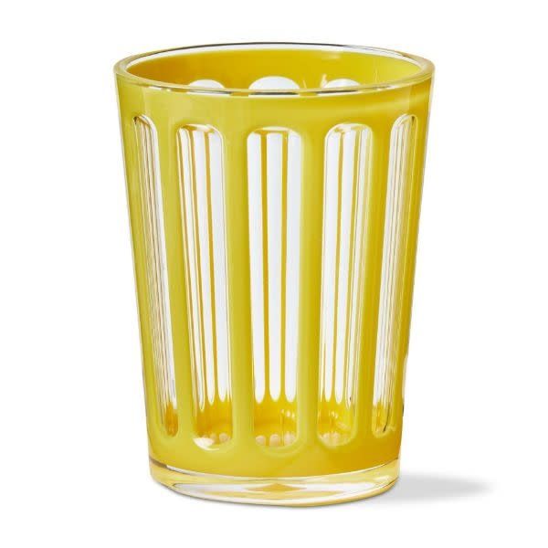 12oz Lemon Yellow Acrylic Tumbler