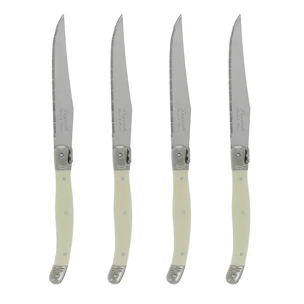 Laguiole Ivory Steak Knives, set of 4