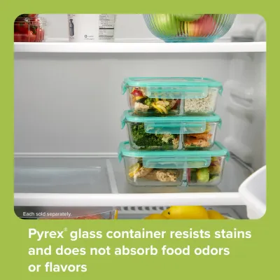5.8 cup Snapware Bento Glass Storage with Plastic Lid