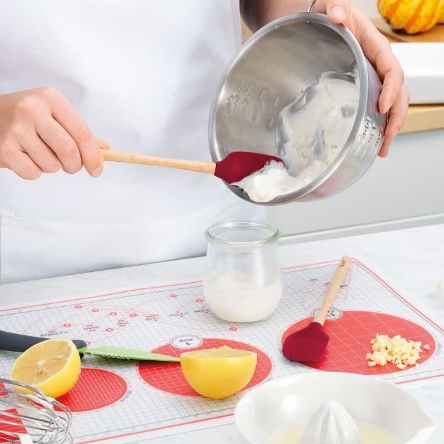 Tovolo Cayenne Red Mini Silicone Spatula &amp; Spoonula Set