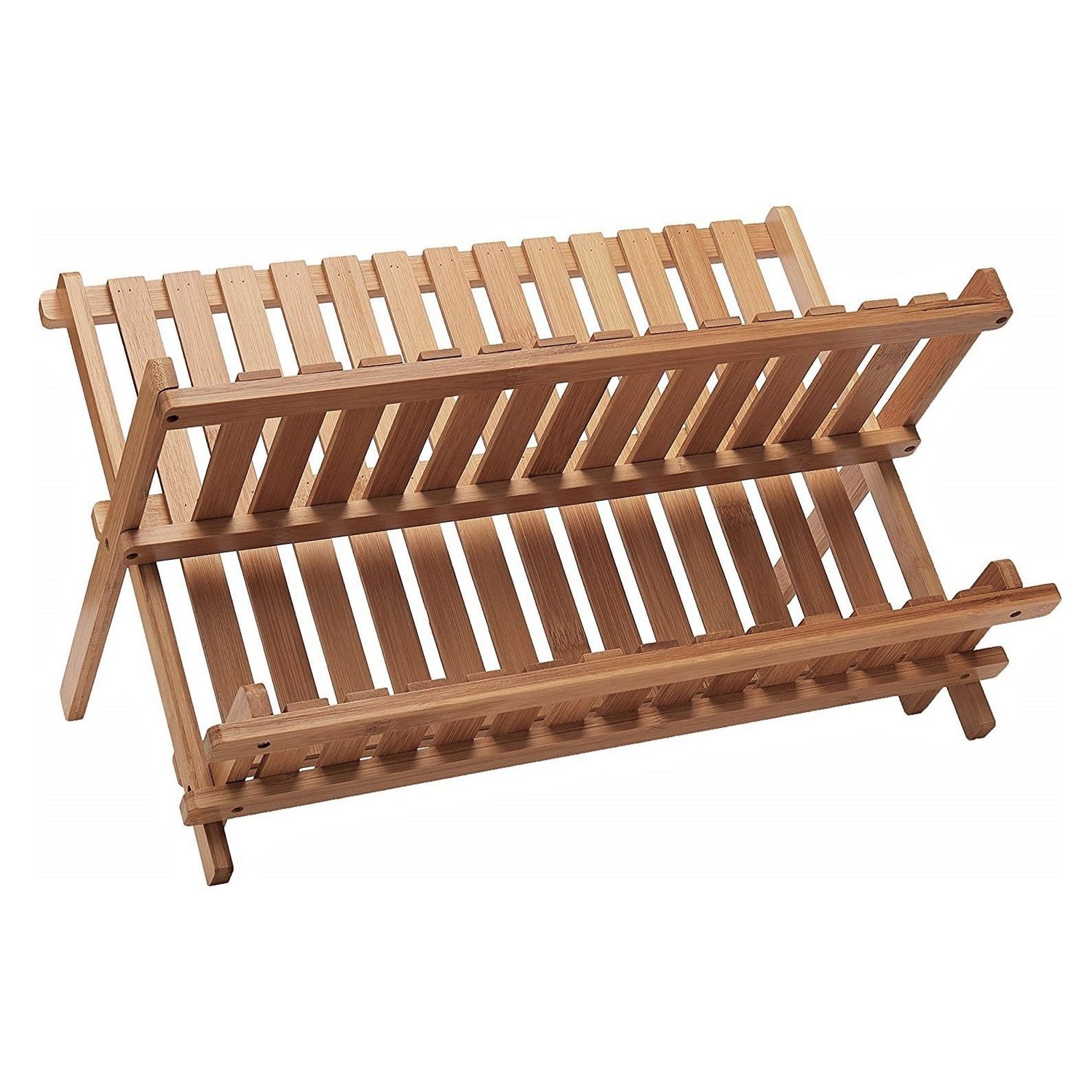 Folding Bamboo Dish Rack