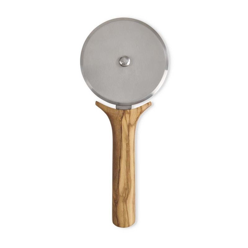 Olive Wood Pizza Cutter Wheel