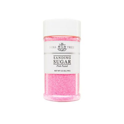 3.5oz Pastel Pink Sanding Sugar