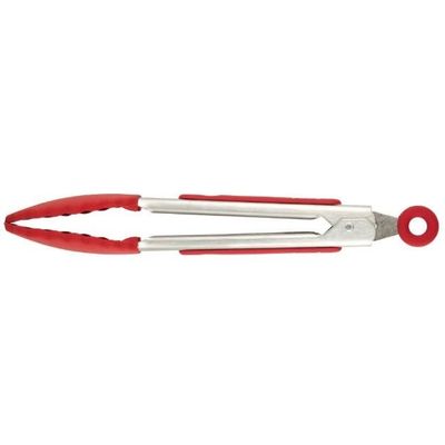 Cayenne Red Silicone Mini Tongs