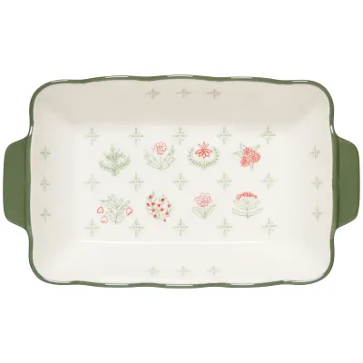 7.75x13” Camellia Baking Dish