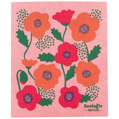 Poppy Cellulose Dishcloth