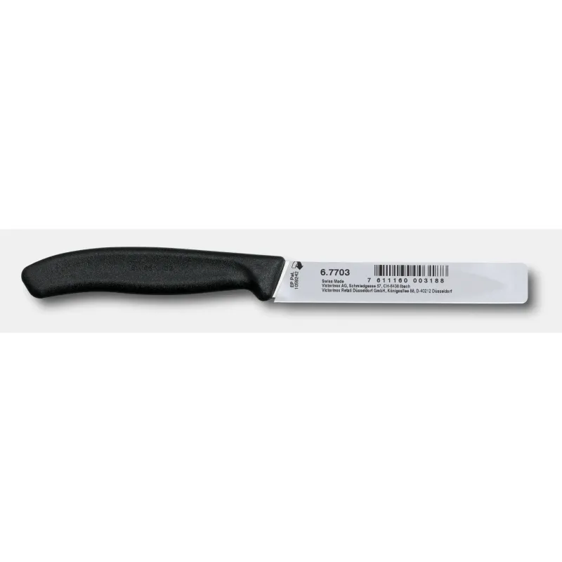 4" Black Spear Point Paring Knife