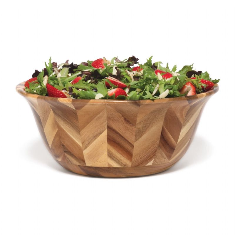 12" Herringbone Salad Bowl