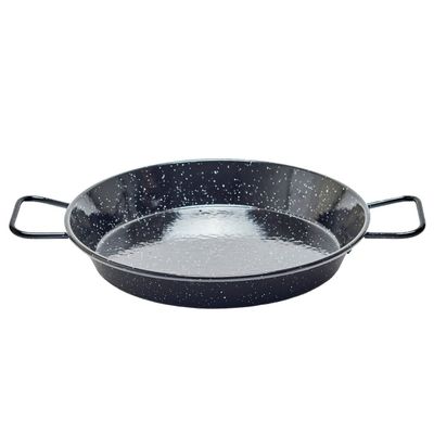 13" Induction Safe Enameled Paella Pan