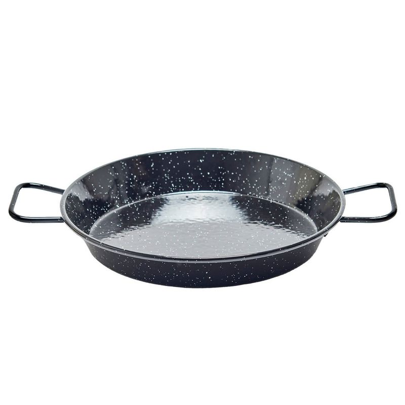 13" Induction Safe Enameled Paella Pan