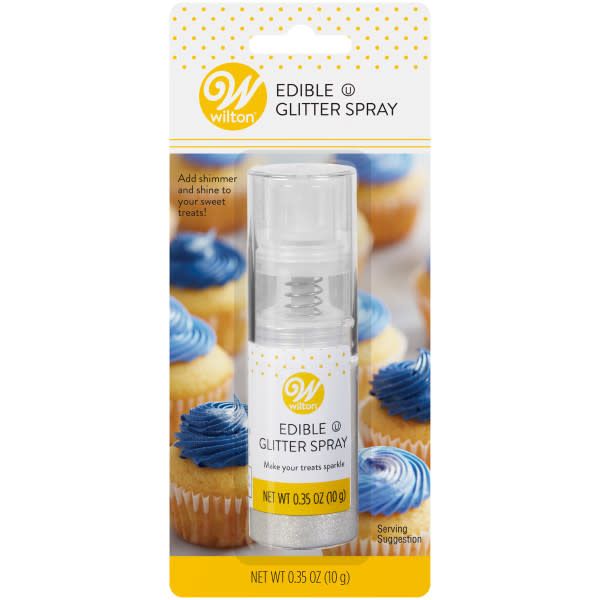 Silver Edible Glitter Spray