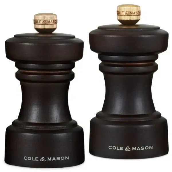 4" Chocolate Salt &amp; Pepper Mill Set