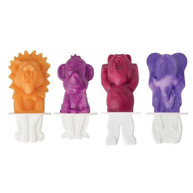 Zoo Popsicle Molds, set of 4