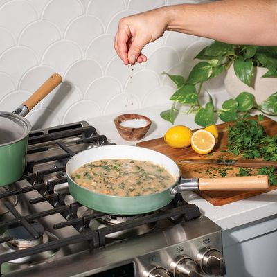 Nordic Ware 10" Green Ceramic Non-stick Frying Pan