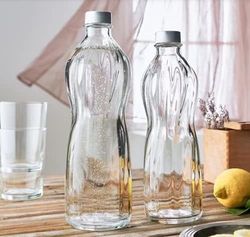 34oz Glass Water Carafe &amp; Lid