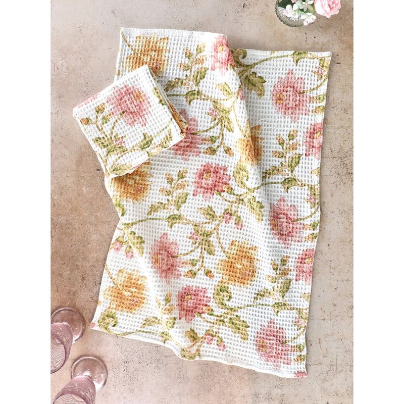 Rosehip Ecru Dishtowel