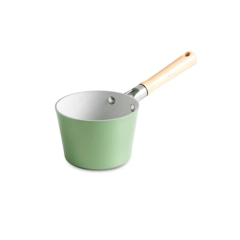 1.5 quart Green Ceramic Non-stick Sauce Pan