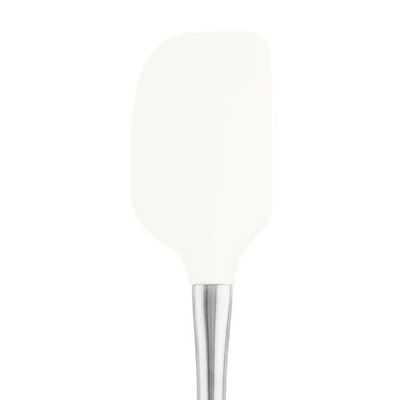 Tovolo White Silicone Spatula with Stainless Handle
