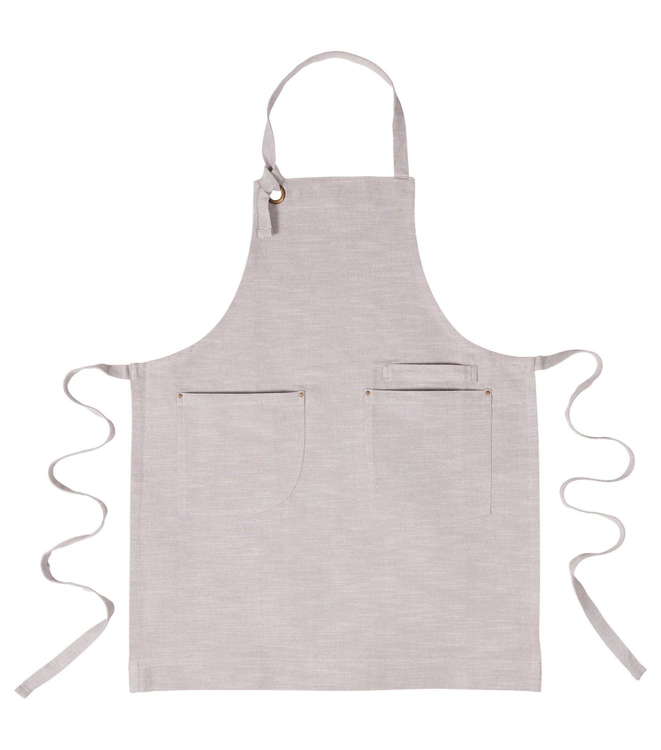 Grey Chambray Apron