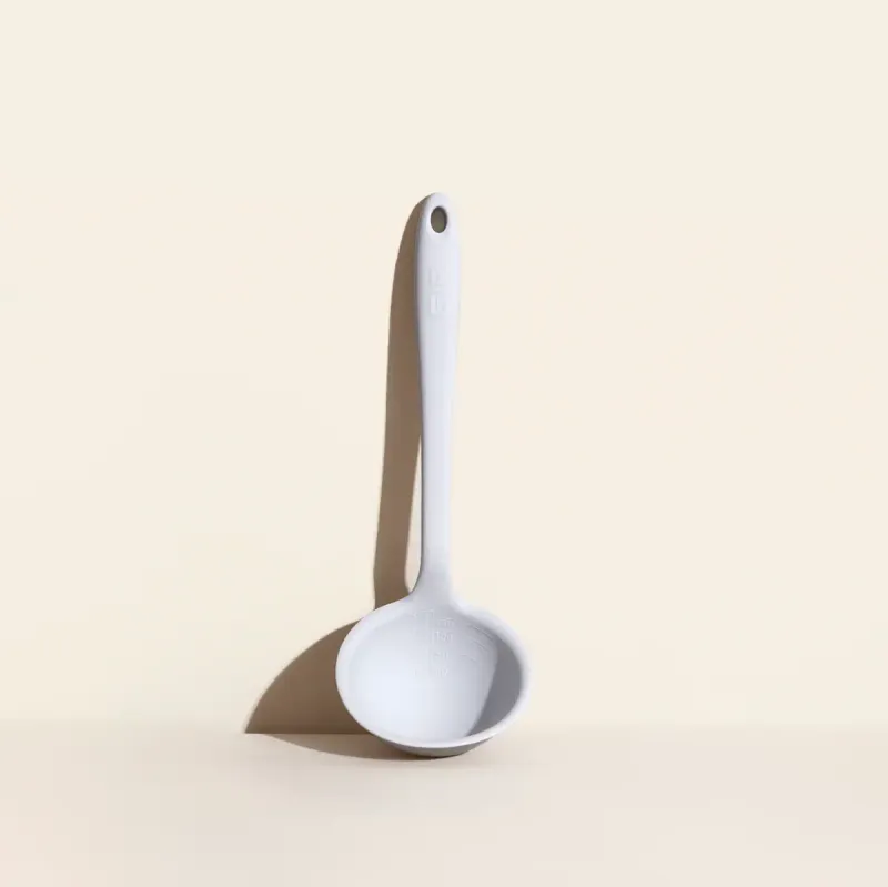 Studio White Silicone Ladle