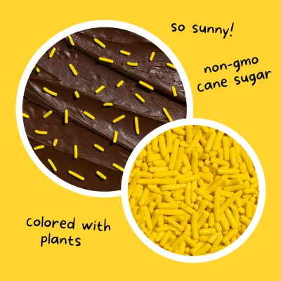 Supernatural 3oz Yellow Dye-Free Jimmies