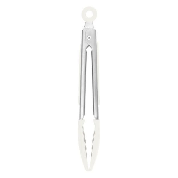 White Silicone Mini Tongs