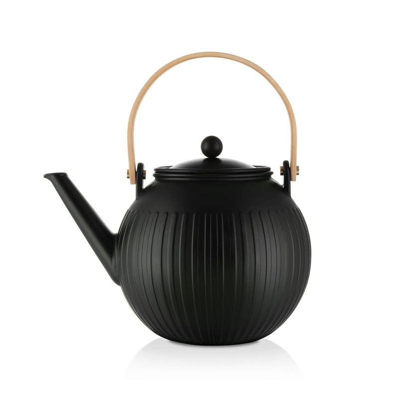 6 cup Douro Matte Black Tea Press