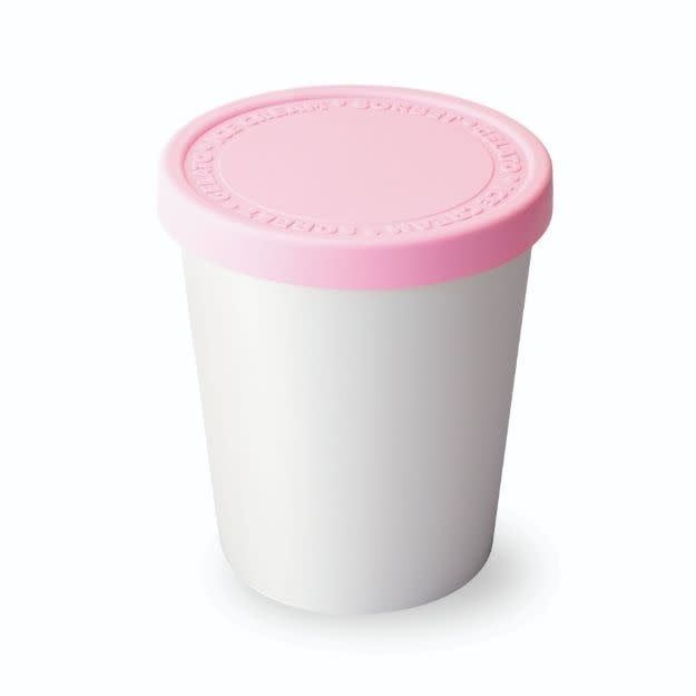 1 quart Pink Ice Cream Tub